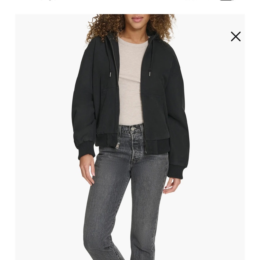 Levi's Work Cotton Canvas Zip Jacket - Black